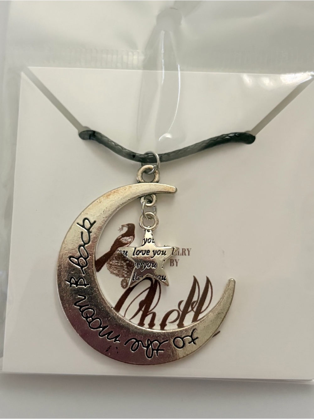 I Love You To The Moon and Back Star Charm